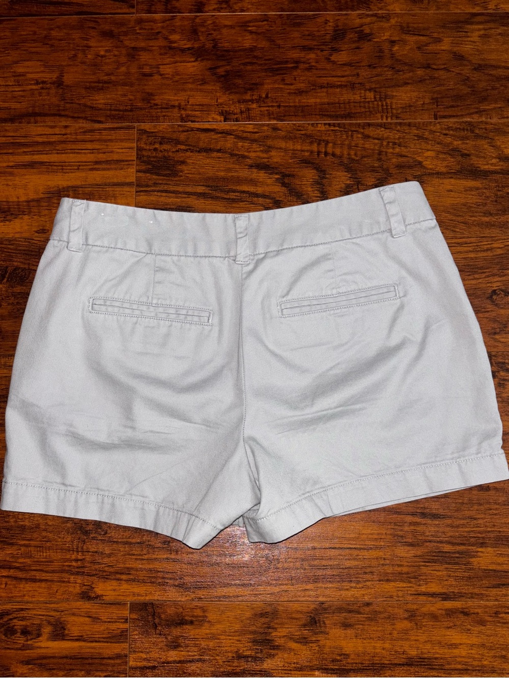 LOFT Light Gray Women's Classic Chino Shorts Original Casual Cotton Summer Short - Picture 5 of 5